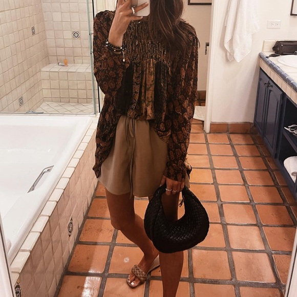 Free People Merrie Mix Print Tunic S+ Sandals - Picture 1 of 14